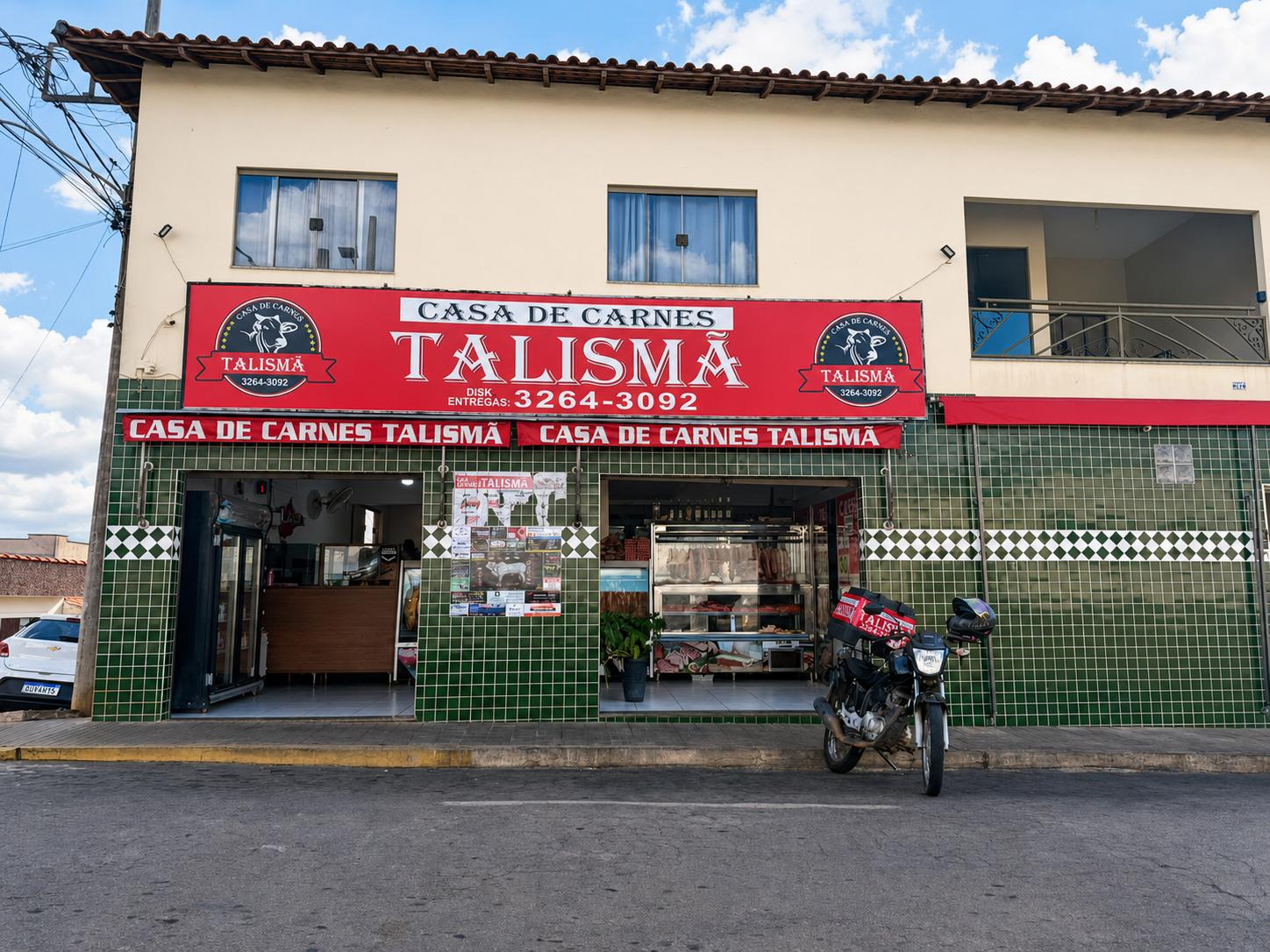 Fachada da Casa de Carnes Talismã